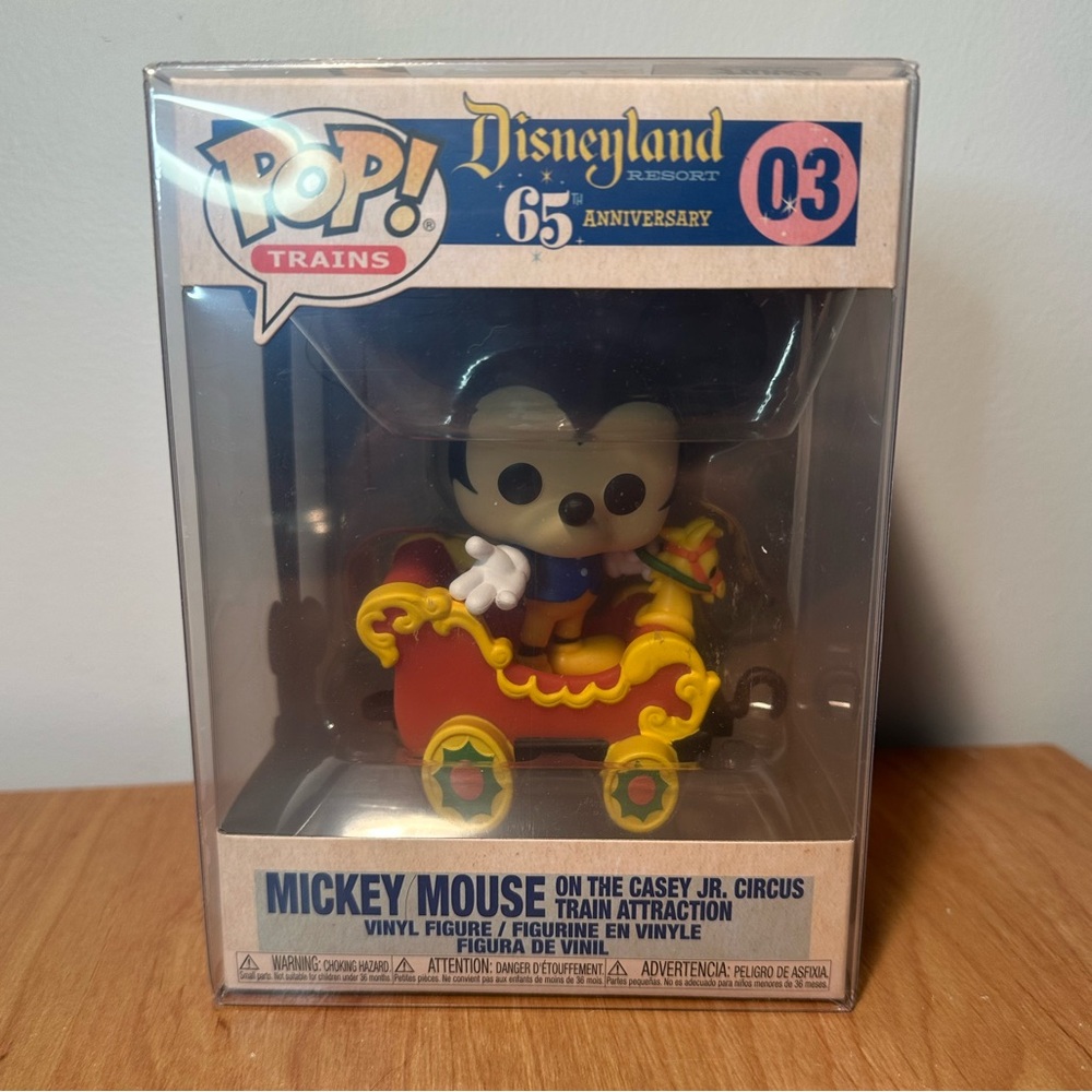 Funko Pop! Trains Mickey Mouse Figure - Red and Yellow